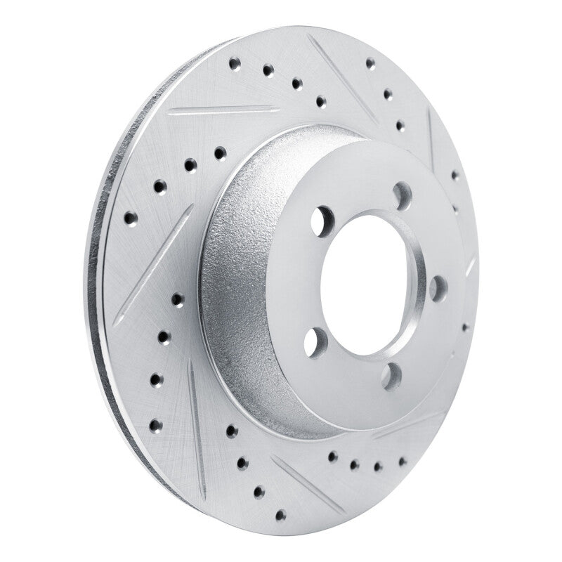 R1 Concepts R1 1965-1972 Dodge Dart Front Right Drilled & Slotted Silver Brake Rotor