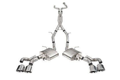 CORSA Performance Corsa 22-25 Cadillac CT5 V Blackwing 3in. Cat-Back w/ Active Exhaust - Dbl X-Pipe - Twin 4.5in. Tips