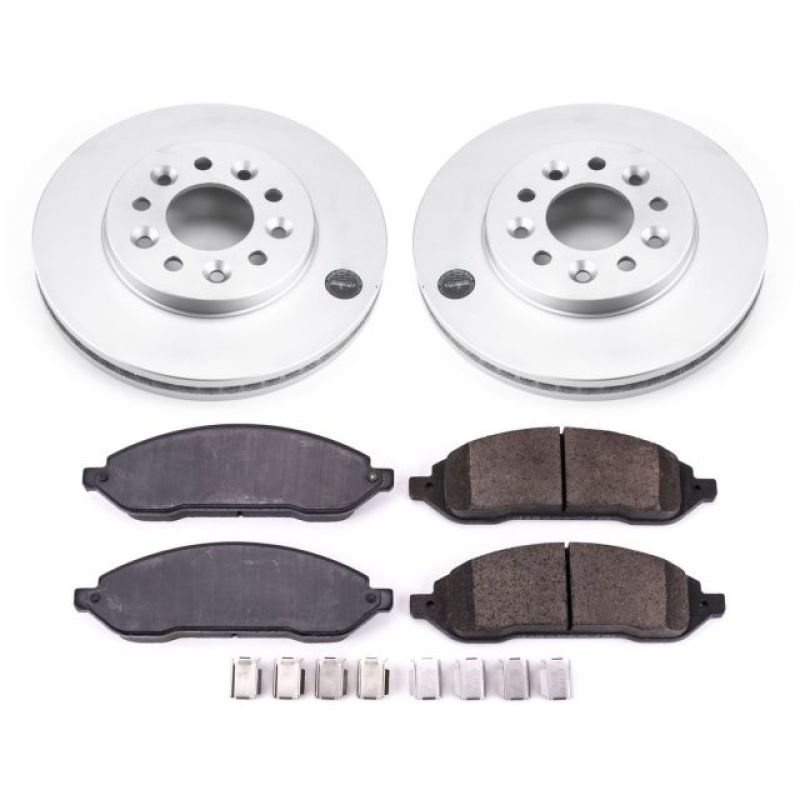 PowerStop Power Stop 04-07 Ford Freestar Front Z17 Evolution Geomet Coated Brake Kit