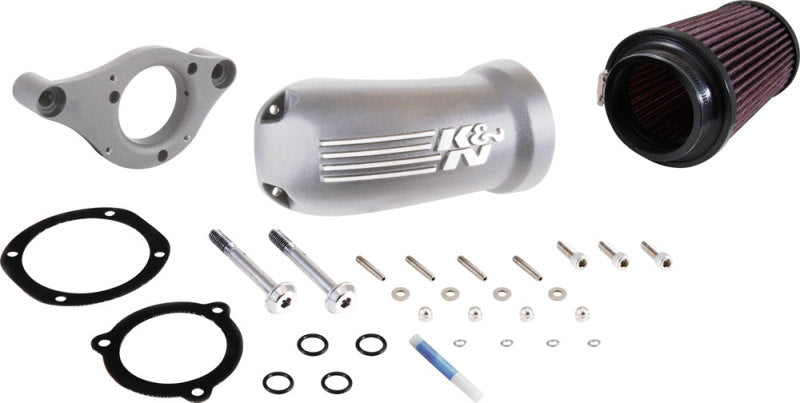K&N Engineering K&N 17-18 Harley-Davidson Touring Models Performance Air Intake System Silver