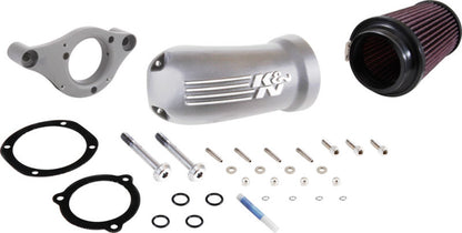 K&N Engineering K&N 17-18 Harley-Davidson Touring Models Performance Air Intake System Silver