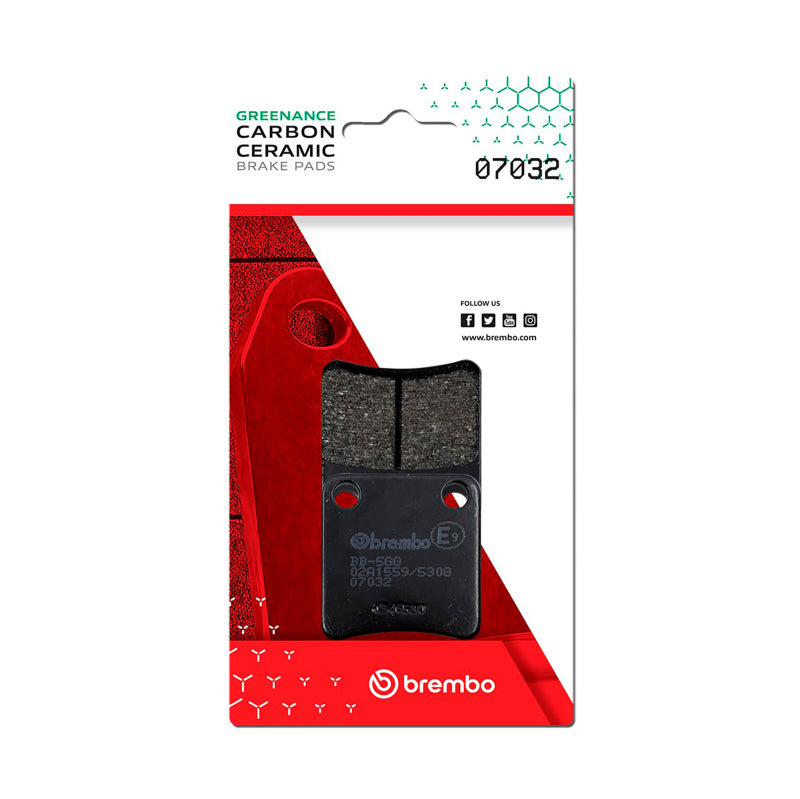 Brembo Powersports Brembo Cagiva 50/Daelim Message/Daelim S-Five Carbon Ceramic Brake Pad - Front