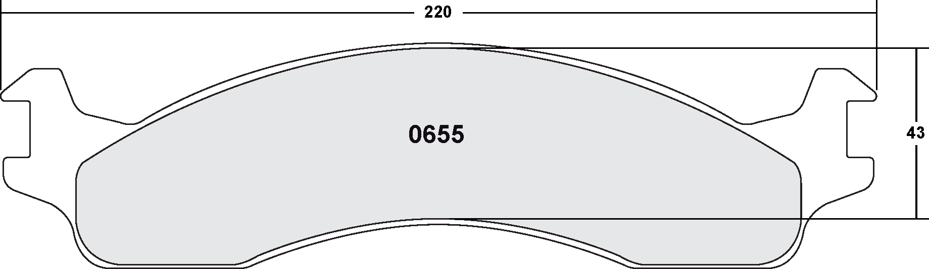 PFC 0655.20 655 CARBON METALLIC BRAKE PAD SET