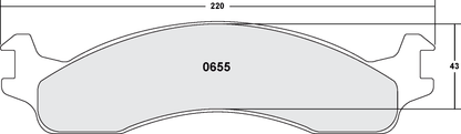 PFC 0655.20 655 CARBON METALLIC BRAKE PAD SET