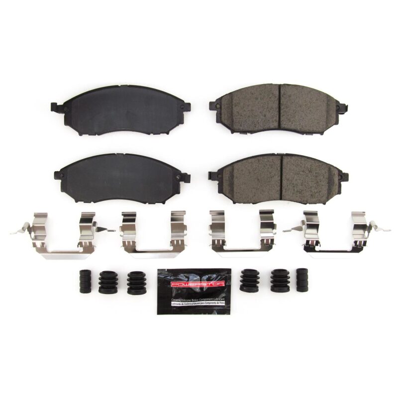 PowerStop Power Stop 06-12 Infiniti FX35 Front Z23 Evo Sport Brake Pads w/Hardware