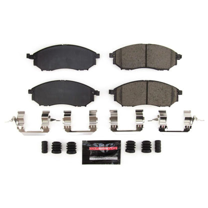 PowerStop Power Stop 06-12 Infiniti FX35 Front Z23 Evo Sport Brake Pads w/Hardware