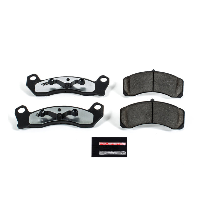 PowerStop Power Stop 90-91 Ford Country Squire Front Z26 Extreme Street Brake Pads w/Hardware