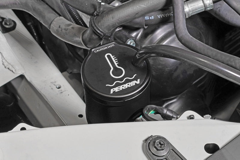 Perrin Performance PERRIN 02-26 Subaru WRX / 04-21 STI / 13-26 BRZ/GR86/FRS/86 Coolant Overflow Tank - Black