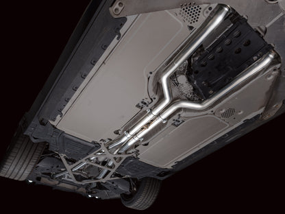 AWE Tuning BMW G90/G99 M5 Track Edition Cat-Back Exhaust - Chrome Silver Tips