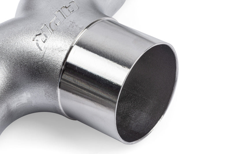 APR Cast T304 Stainless Steel T-Splitter - 76mm to Dual 63.5mm (3in to Dual 2.5in)