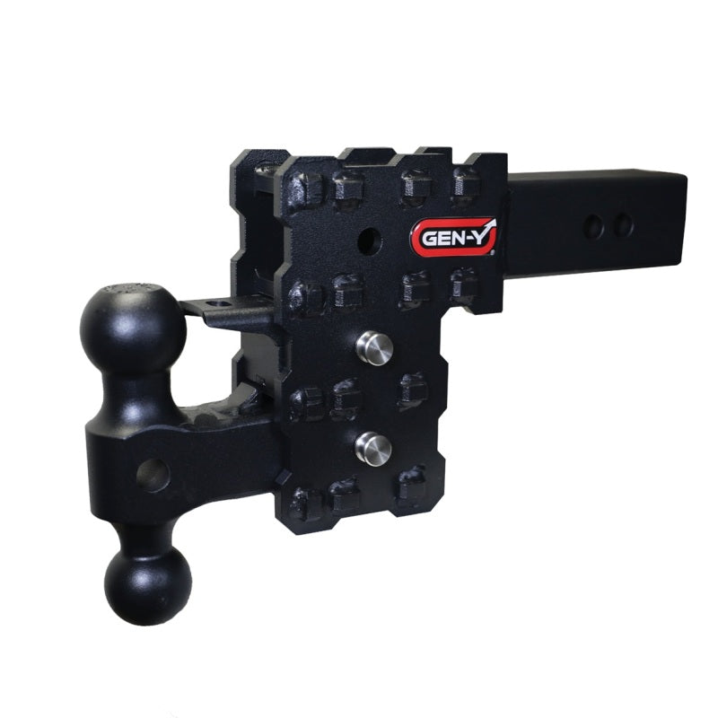 GEN-Y Hitch Gen-Y Phantom-X 2.5in Solid Shank 5in Drop 1.6K TW 16K Hitch w/GH-051 & GH-032 (No Flat Towing)