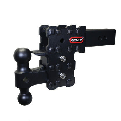 GEN-Y Hitch Gen-Y Phantom-X 2.5in Solid Shank 5in Drop 1.6K TW 16K Hitch w/GH-051 & GH-032 (No Flat Towing)