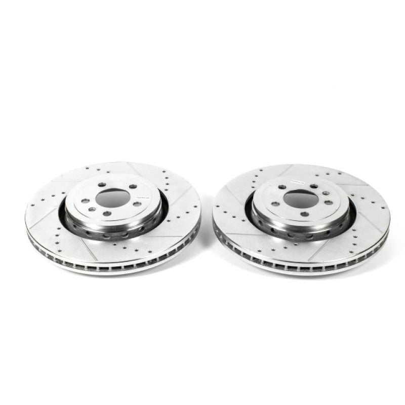 PowerStop Power Stop 14-22 Dodge Charger Front Drilled & Slotted Rotor - Pair