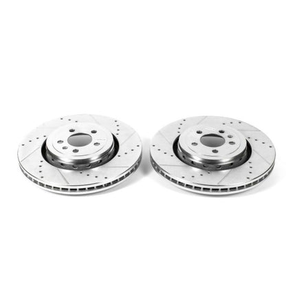 PowerStop Power Stop 14-22 Dodge Charger Front Drilled & Slotted Rotor - Pair