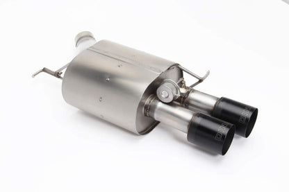 Dinan 12-19 BMW M6 (F06/F12/F13) Free Flow Axleback Exhaust System - Black Tips
