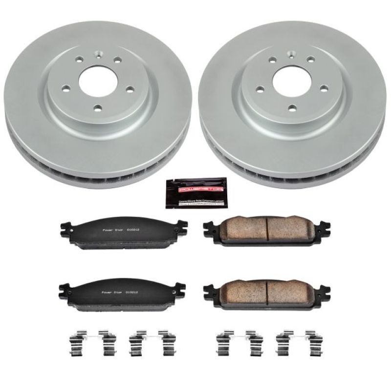 PowerStop Power Stop 09-11 Ford Flex Front Z17 Evolution Geomet Coated Brake Kit