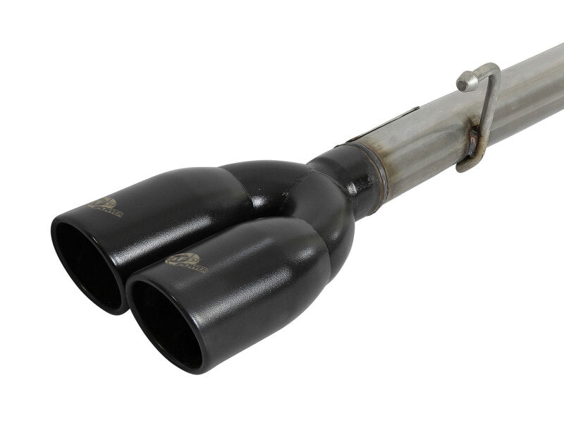 aFe Vulcan Series 3-2.5in 304SS Exhaust Cat-Back w/Blk Tips 2019 GM Silverado/Sierra 1500 L4-2.7L(t)