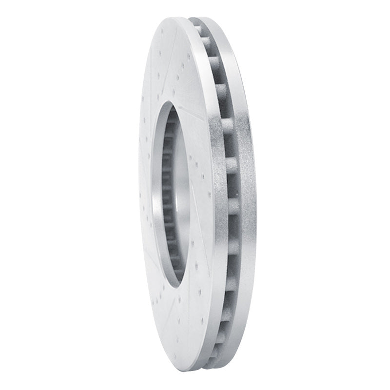 R1 Concepts R1 14-19 Ford Transit-150 Front Right Drilled & Slotted Silver Brake Rotor