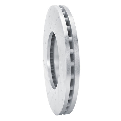R1 Concepts R1 14-19 Ford Transit-150 Front Right Drilled & Slotted Silver Brake Rotor