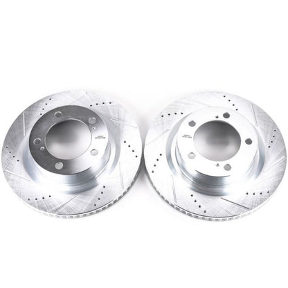 PowerStop Power Stop 16-21 Toyota Land Cruiser Front Evolution Drilled & Slotted Rotors - Pair