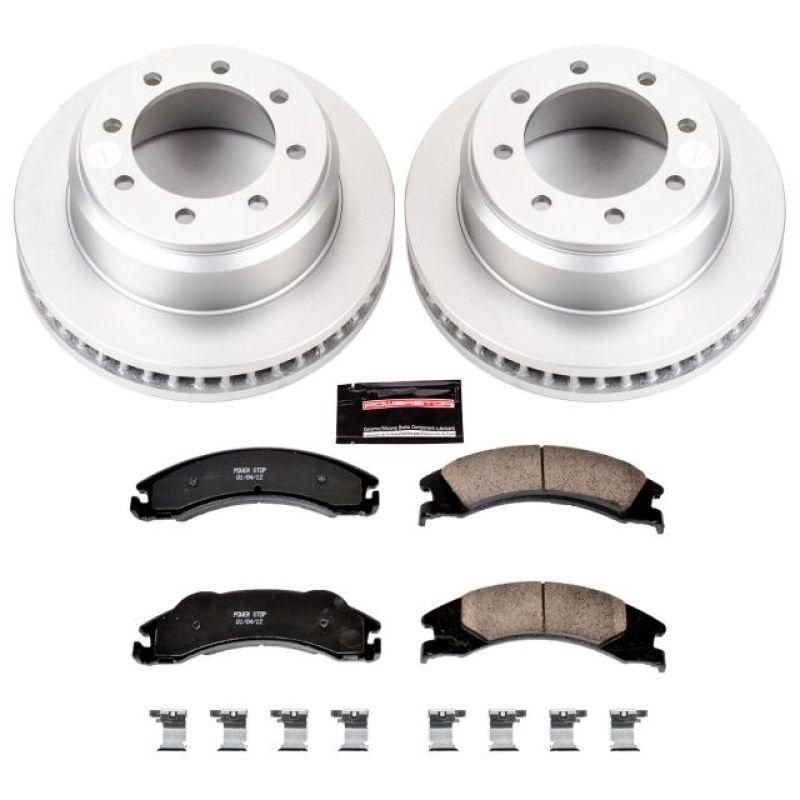 PowerStop Power Stop 08-14 Ford E-150 Rear Z17 Evolution Geomet Coated Brake Kit