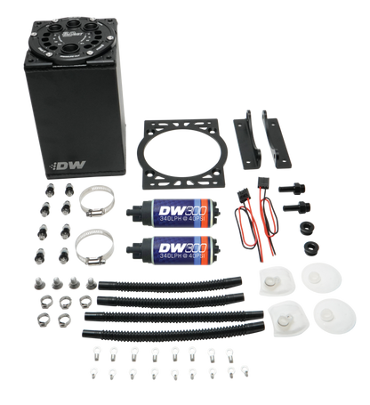 DeatschWerks 3.0L Staged Surge Tank w/ DW300 Fuel Pumps