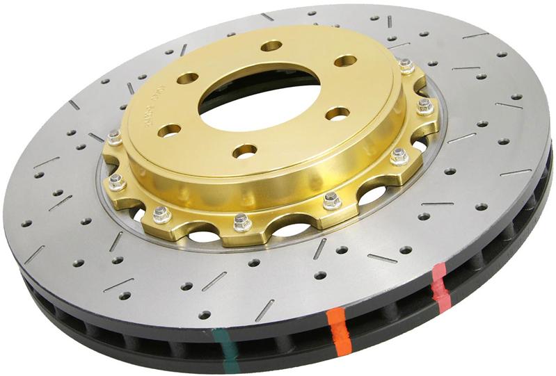 DBA 05-12 Corvette C6 w/Z06 pkg Front Drilled & Slotted 5000 Series 2 Pc Rotor w/ Black Ha