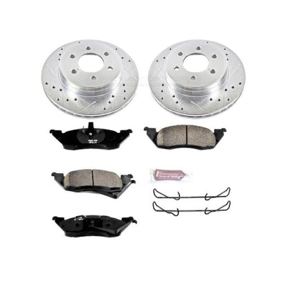 PowerStop Power Stop 97-98 Dodge Dakota Front Z23 Evolution Sport Brake Kit