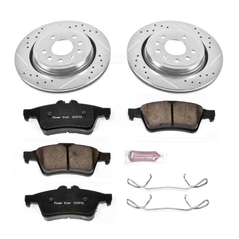 PowerStop Power Stop 03-11 Saab 9-3 Rear Z23 Evolution Sport Brake Kit