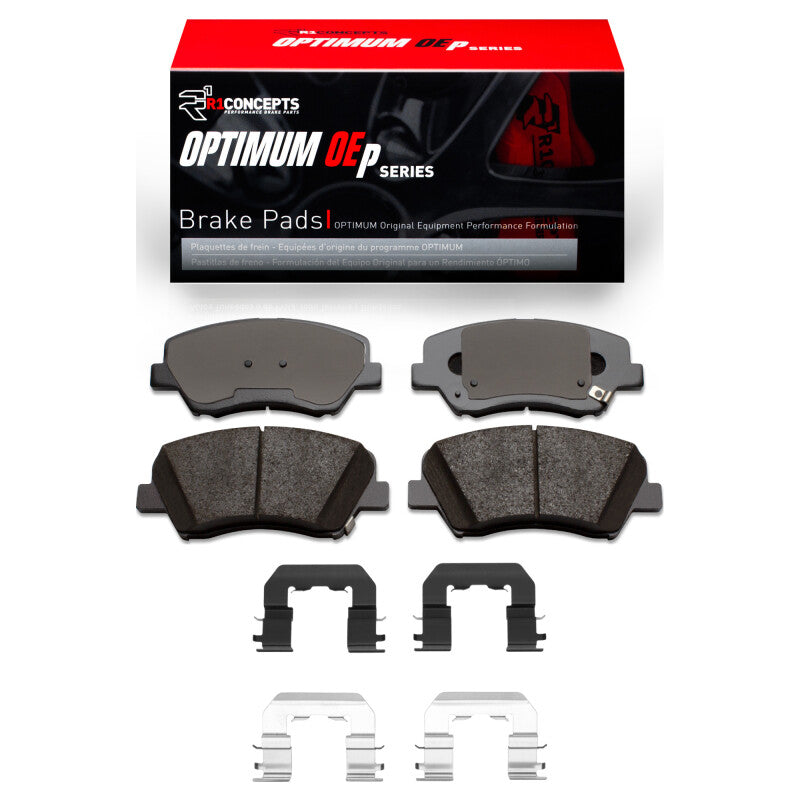 R1 Concepts R1 2010-2024 Hyundai HB20 Sedan Front R1 Optimum OE Pads & Hardware Kit