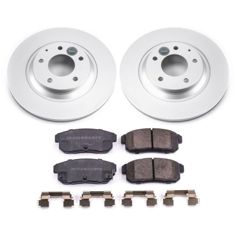 PowerStop Power Stop 04-11 Mazda RX-8 Rear Z17 Evolution Geomet Coated Brake Kit