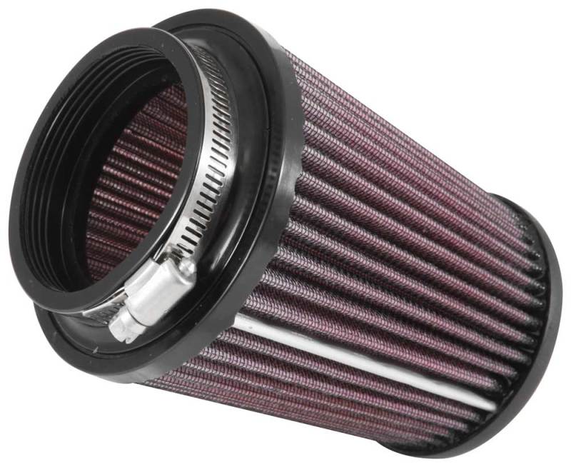 K&N Engineering K&N Universal Rubber Filter 3in Flg 4-1/2inch OD B / 2-1/4inch H - Black Top