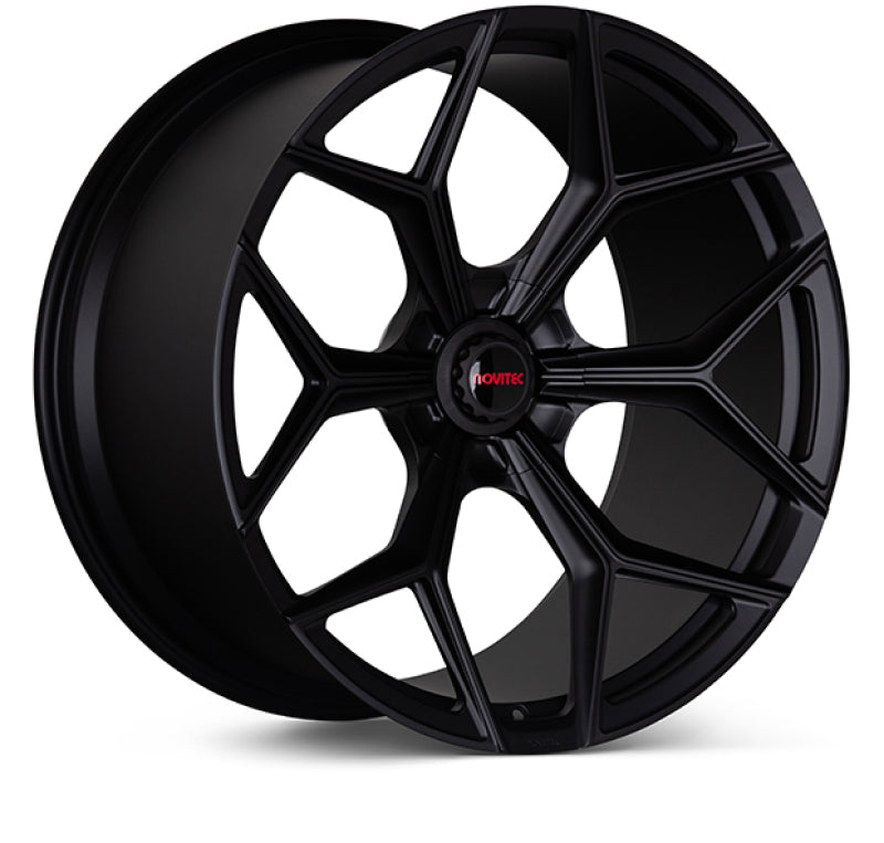 Vossen x Novitec NL4-5L 20x9in - 5x112 BP - ET36 - Satin Black Lamborghini Huracan Front Wheel