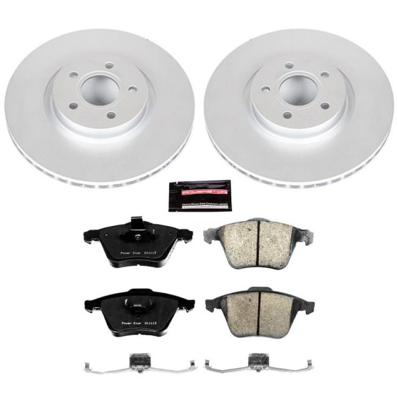 PowerStop Power Stop 06-13 Volvo C70 Front Z23 Evolution Sport Coated Brake Kit