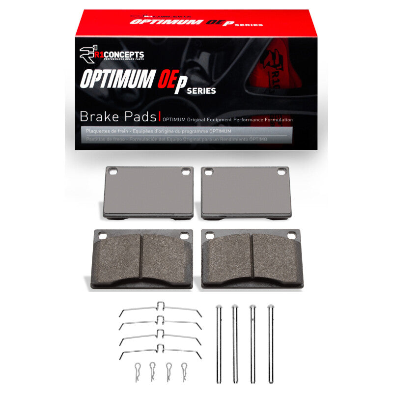 R1 Concepts R1 1976-1993 Volvo 245 Front R1 Optimum OE Pads & Hardware Kit