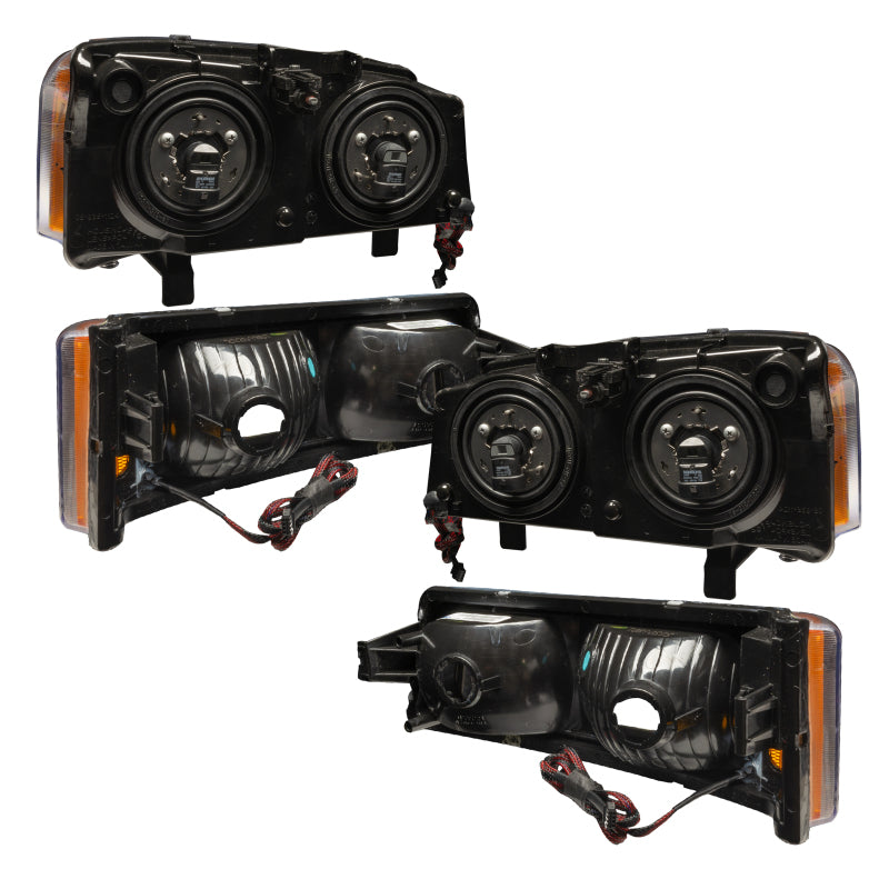 ORACLE Lighting Oracle 03-06 Chevy Silv Pre-Assembled Headlights w/ Parking Lights - w/ Simple Controller