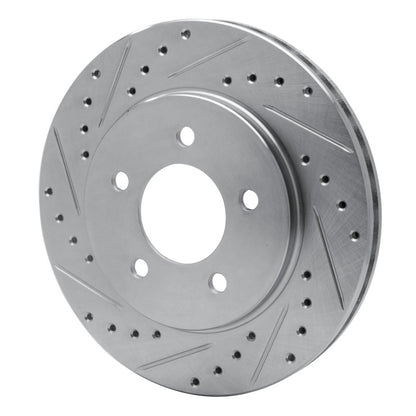 R1 Concepts R1 91-02 Chrysler Grand Voyager Front Left Drilled & Slotted Silver Brake Rotor