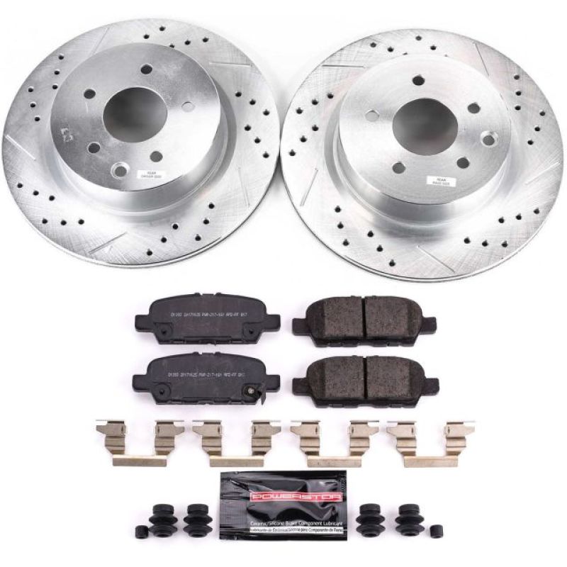 PowerStop Power Stop 18-19 Nissan 370Z Rear Z23 Evolution Sport Brake Kit