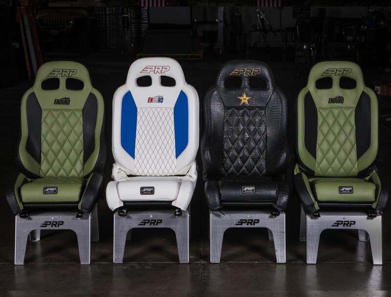 PRP Seats PRP EnduroTrail Reclining Suspension Seat - Gray Tweed - Driver