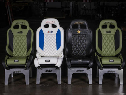 PRP Seats PRP EnduroTrail Reclining Suspension Seat - Gray Tweed - Driver