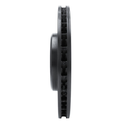 R1 Concepts R1 94-02 Mercedes-Benz SL500 Right Front Drilled & Slotted Black Brake Rotor