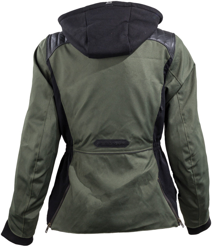 Speed and Strength Daydream Textile Jacket Olive/Black Womens - XL