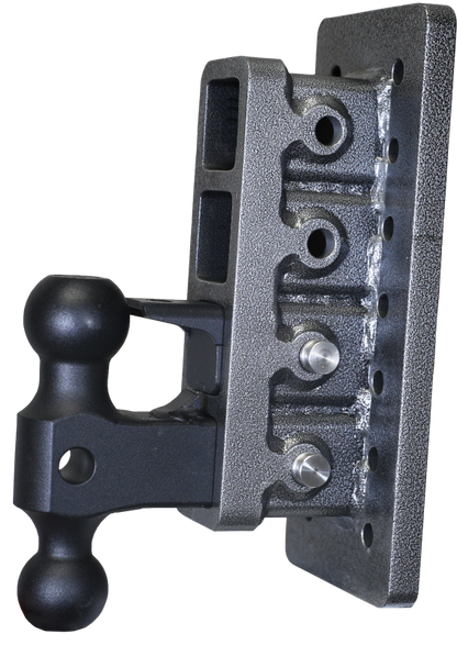 GEN-Y Hitch Gen-Y Mega Duty 2in Bolt-On 7.5in Drop 2K TW 16K Hitch w/GH-051 Dual-Ball/GH-032 Pintle Lock