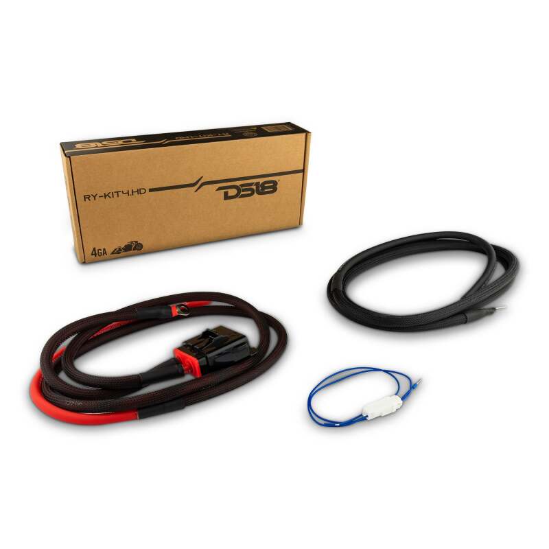 DS18 Harley-Davidson OFC Copper Amplifier Install Kit Ryder- 4-GA