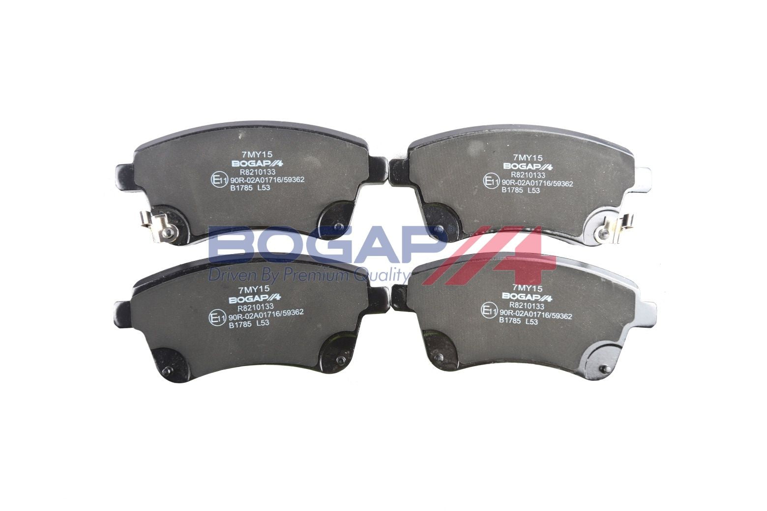 BOGAP R8210133 Brake Pad Set, Disc Brake | ML Performance Car Parts