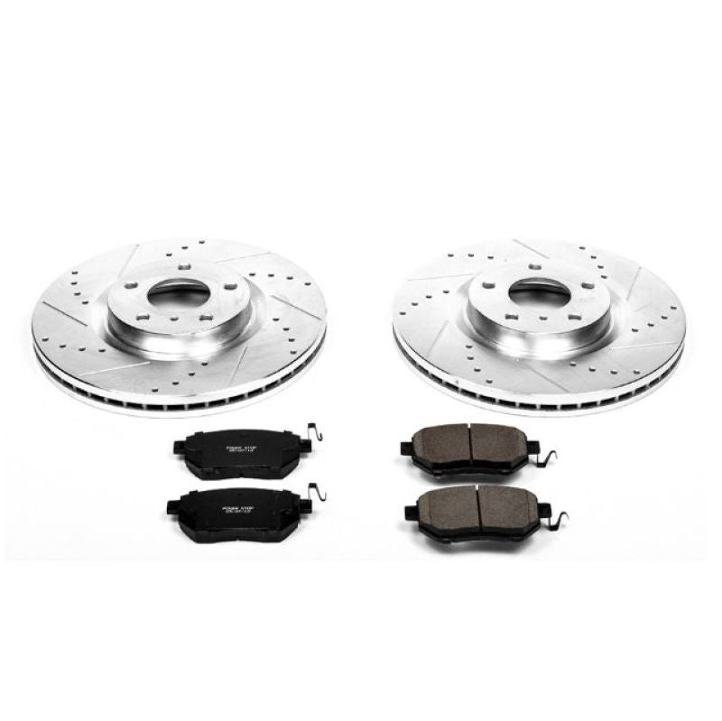 PowerStop Power Stop 07-08 Nissan Maxima Front Z23 Evolution Sport Brake Kit