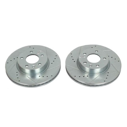 PowerStop Power Stop 13-18 Cadillac ATS Front Evolution Drilled & Slotted Rotors - Pair