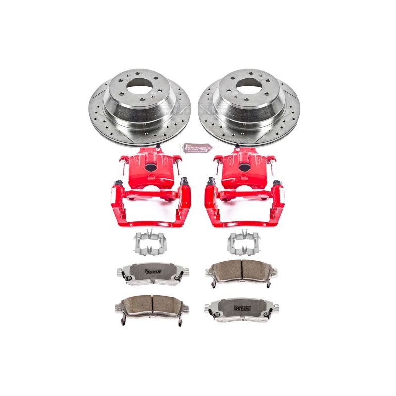 PowerStop Power Stop 04-07 Buick Rainier Rear Z26 Street Warrior Brake Kit w/Calipers