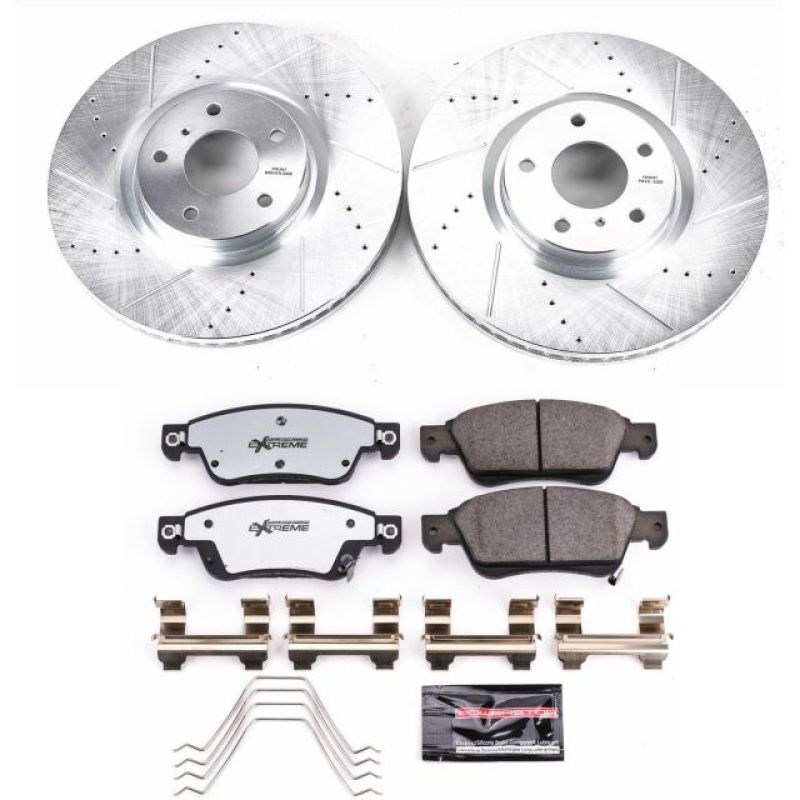PowerStop Power Stop 07-08 Infiniti G35 Front Z26 Street Warrior Brake Kit
