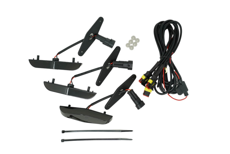 Cali Raised LED Cali Raised 14-24 Toyota 4Runner Grille Raptor LED Light Kit - Smoked